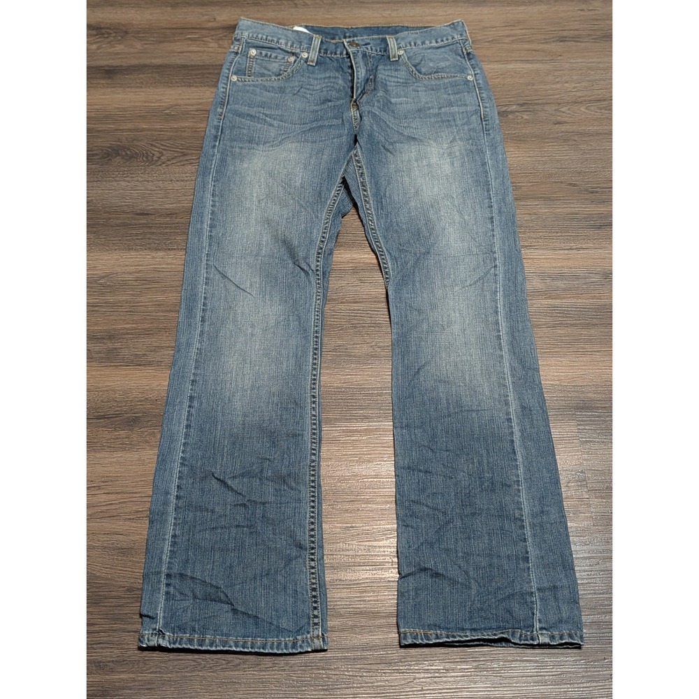 Levis 527 Slim Bootcut Jeans Mens 30x30 Medium Wash Blue Western 05527-0175